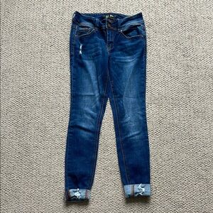 Indigo Rein Dark Blue Skinny Jeans